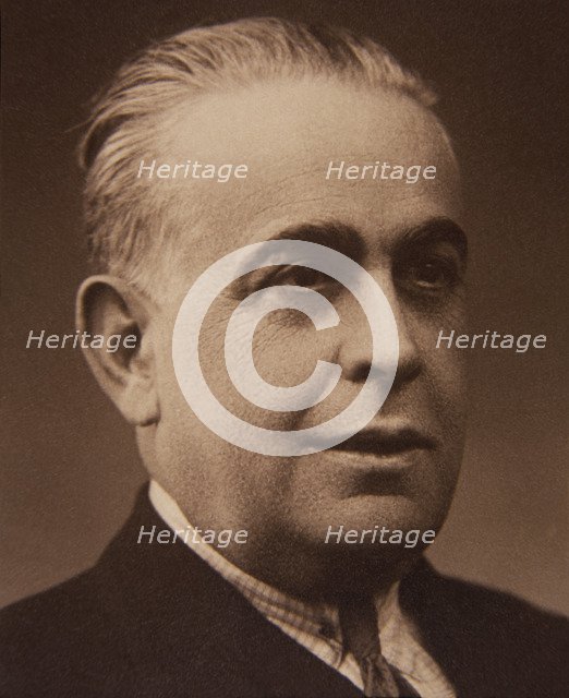 Joaquin Chapapietra and Torregrosa (1871-1951), Spanish politician, reproduction of a photo.
