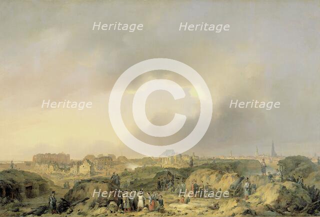 The Citadel of Antwerp shortly after the Siege of 19 November-23 December 1832..., 1832-1839. Creator: Ferdinand De Braekeleer.