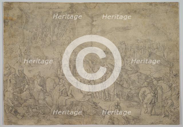 Calvary (Golgotha), 1517. Creator: Lucas van Leyden.
