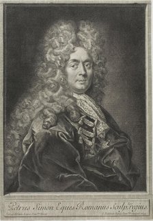 Pierre Simon, Engraver, 1694. Creator: Gerard Edelinck.