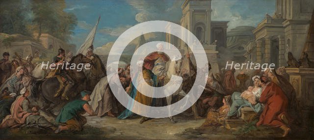 The Triumph of Mordecai, ca. 1736. Creator: Jean Francois de Troy.