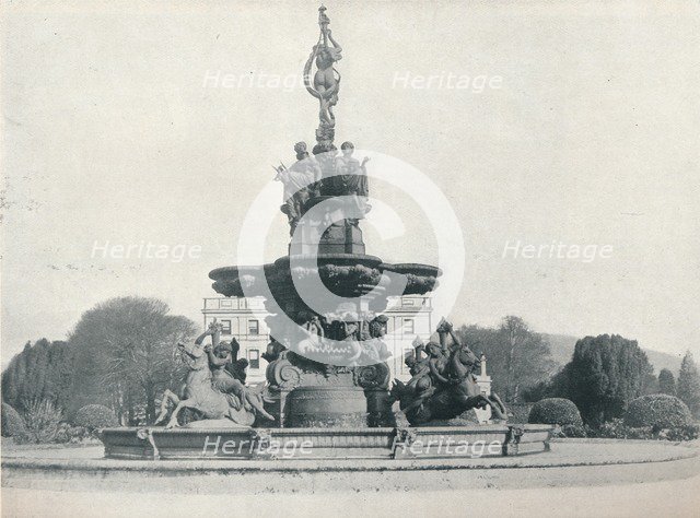'Fountain at Curraghmore, The Seat of the Most Hon. the Marquess of Waterford', c1915. Artist: Leonard Willoughby.