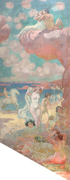 From the Polyptych "L'Âge d'or" (The Golden Age), 1911-1912. Creator: Denis, Maurice (1870-1943).