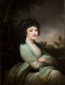 Portrait of Izabela Oginska née Lasocka, 1792-1793. Creator: Jozef Grassi.