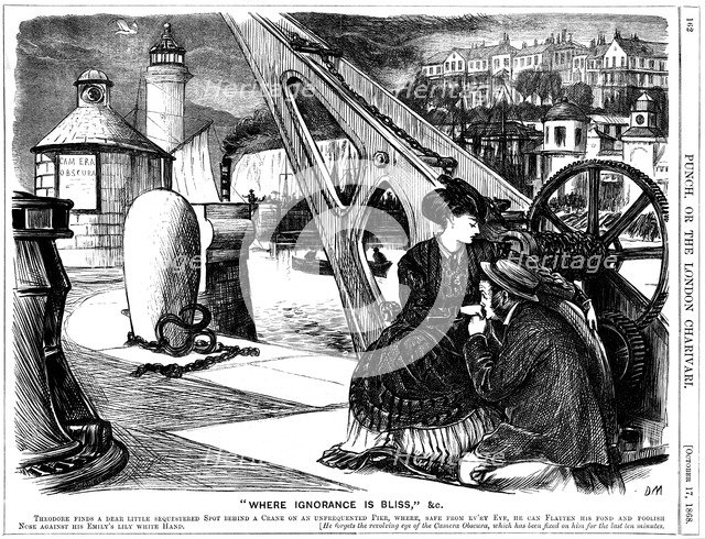 'Where Ignorance is Bliss', 1868.  Creator: George du Maurier.