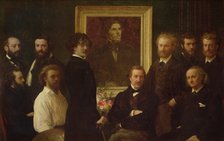 Hommage à Delacroix. Artist: Fantin-Latour, Henri (1836-1904)