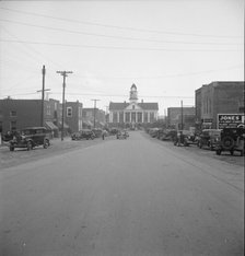 Possibly: Main street, Saturday afternoon, Pittsboro, North Carolina, 1939. Creator: Dorothea Lange.