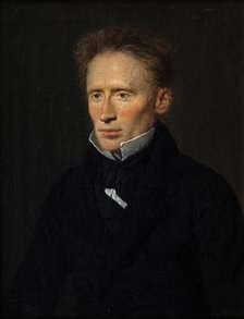 Portrait of Johannes Dam Hage (1800-1837), editor of "Fædrelandet" (The Fatherland), 1837. Creator: Christian Albrecht Jensen.