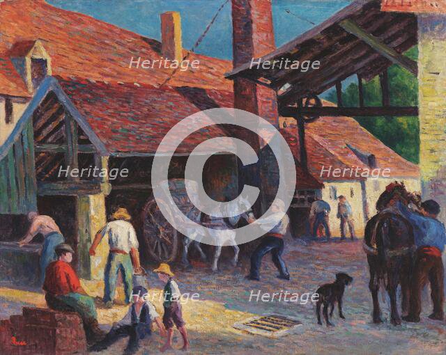 The Brickyard, 1908. Creator: Luce, Maximilien (1858-1941).