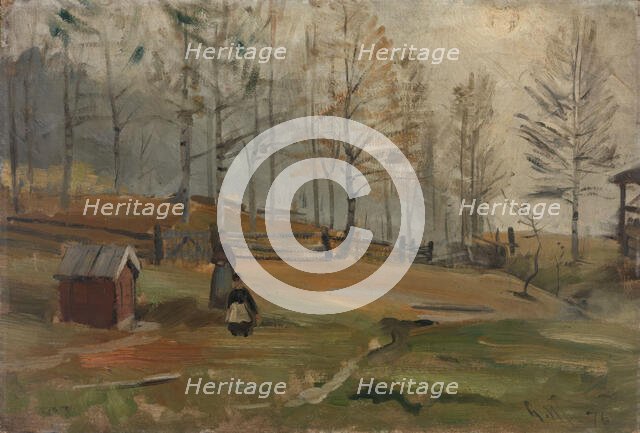 Autumn, 1876. Creator: Gerhard Munthe.