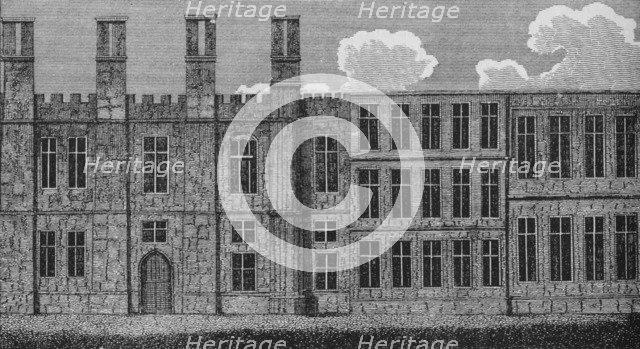 The Manor House at Chelsea, built by Henry VIII, c1810 (1911). Artist: Unknown.