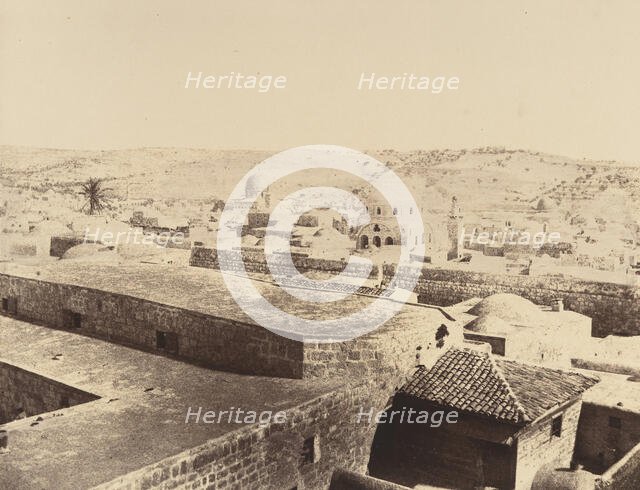 Jérusalem. Synagogue juive et environs, 1860 or later. Creator: Louis de Clercq.