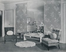 'A modern bedroom inspired by the Chinese', 1942. Artist: Unknown.