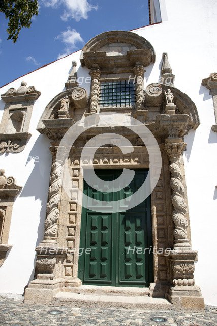Door of the Church of Santa Maria do Castelo, Braganca, Portugal, 2009.  Artist: Samuel Magal
