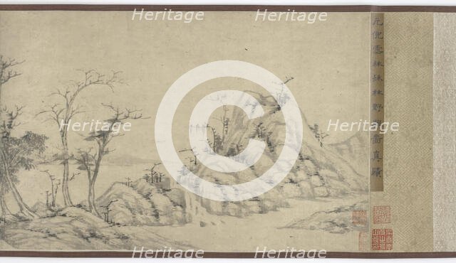 Enjoying the Autumn Trees, Ming dynasty, 15th century. Creator: Unknown.