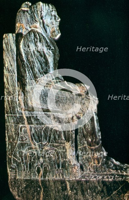 Statue of Pharaoh, Egypt, 4th Dynasty. Artist: Unknown