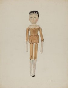 Doll, c. 1940. Creator: Clinton Myers.