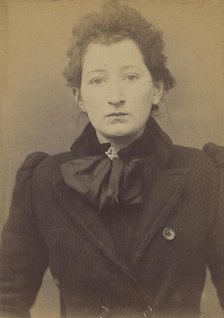 [Mugshots of Suspected Anarchists from French Police Files], 1891-95. Creator: Alphonse Bertillon.