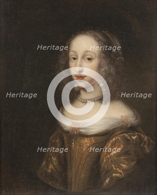 Anna Dorotea, 1640-1713, Princess of Holstein-Gottorp, Abbess of Quedlingsburg, 17th century. Creator: Jurgen Ovens.