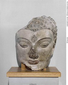 Head of Buddha, 4th-5th century. Creator: Unknown.