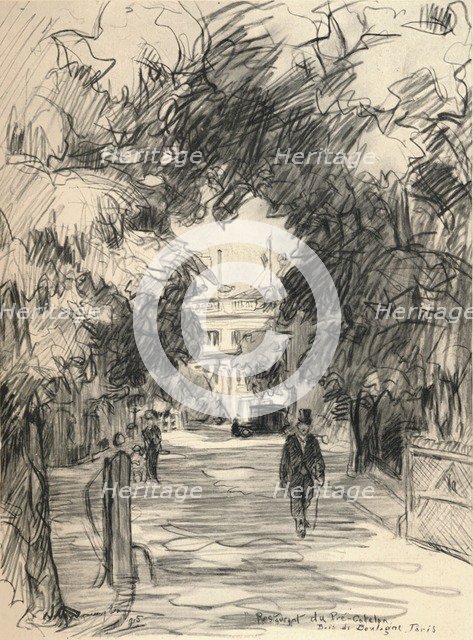 'Restaurant du Pré-Catela, Bois de Boulogne', 1915. Artist: Frank Milton Armington.