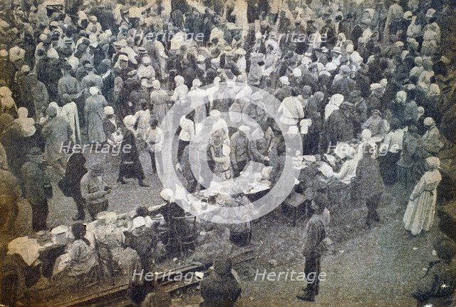 Smolensk Market, Moscow, USSR, 1920s. Artist: Unknown