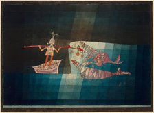 Battle scene from the comic fantastic Opera "The Seafarer", 1923. Creator: Klee, Paul (1879-1940).