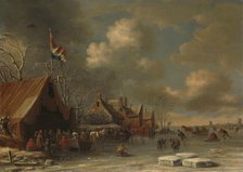 Enjoying the Ice, 1677. Creator: Thomas Heeremans.