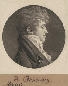 Louis Barney, 1804. Creator: Charles Balthazar Julien Févret de Saint-Mémin.
