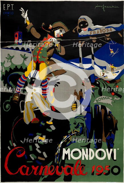 Carnevale di Mondovi, 1950. Creator: Fracchia, Nino (1888-1950).