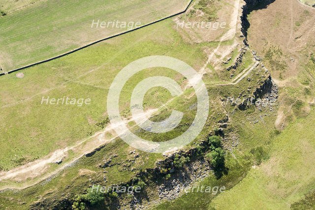 Milecastle 45, Hadrians Wall, Northumberland, 2018. Creator: Emma Trevarthen.