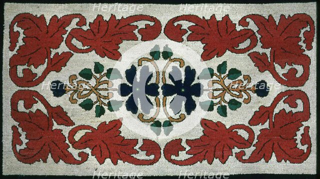 Rug, United States, 19th century. Creator: Unknown.