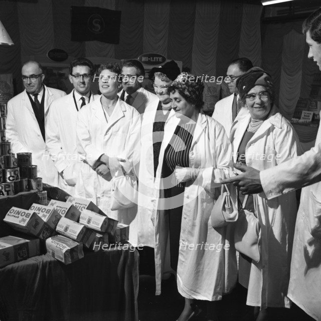 Local dignitaries during an open day at Spillers Foods in Gainsborough, Lincolnshire, 1962.  Artist: Michael Walters