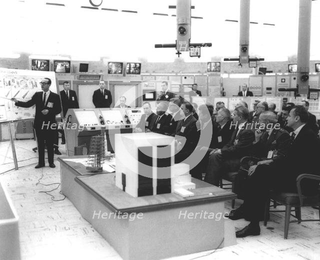 Kennedy at Cape Canaveral, Florida, USA, 1963.  Creator: NASA.