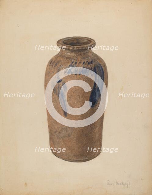 Vase, 1939. Creator: Anne Nemtzoff.