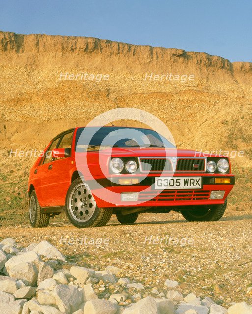 1990 Lancia Delta HF Integrale. Artist: Unknown.