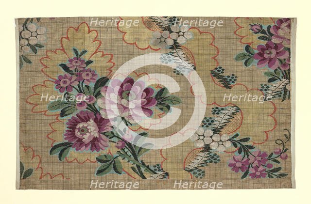 Mise-en-carte (Point-paper), France, 1760/90. Creator: Unknown.