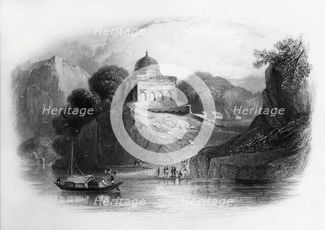 'Scene near Chillah Tarah Ghaut, Bundelkhund', 1835. Creator: H Melville.