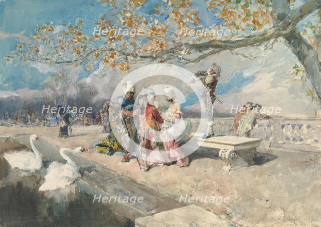 Masquerade, mid-19th century. Creator: Mariano Jose Maria Bernardo Fortuny y Carbo.