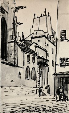 'Rue des Barres', 1915. Artist: Alfred Latour.