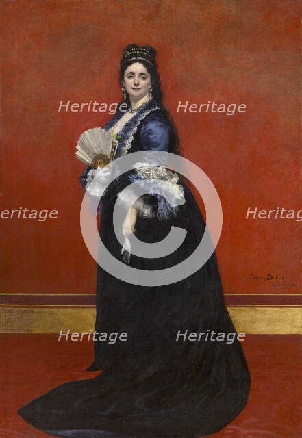 Countess Rattazzi, née Maria-Laetitia Bonaparte-Wyse, 1872. Creator: Charles Emile Auguste Carolus-Duran.