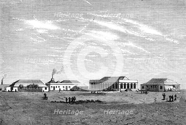 Hospital, Ascension Island, 1874. Creator: Unknown.