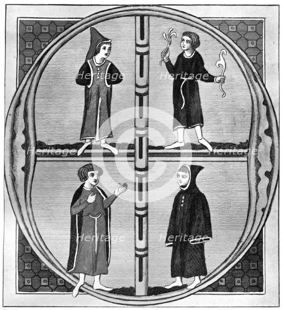 Costume of the Four Seasons of the Year, (1910). Artist: Unknown