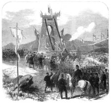 Opening of the Clifton Suspension Bridge, Bristol, 1864. Artist: Unknown