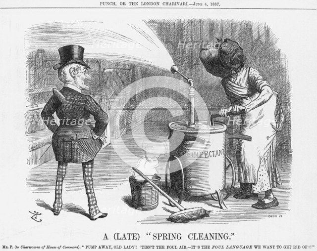 'A Late Spring Cleaning', 1887. Artist: Joseph Swain