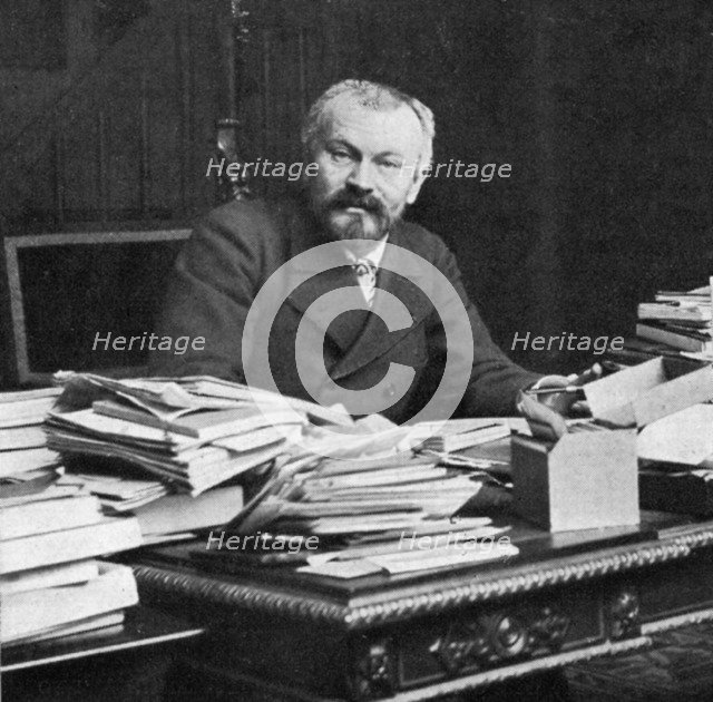 Jules Lemaitre, French critic and dramatist, late 19th century.Artist: Dornac