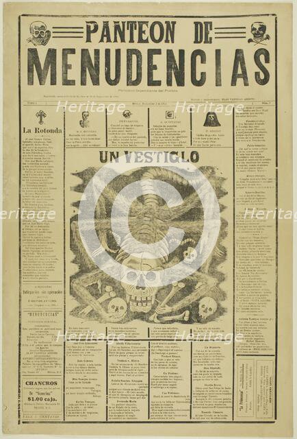 Pantheon of Miscellany, 1919. Creator: José Guadalupe Posada.