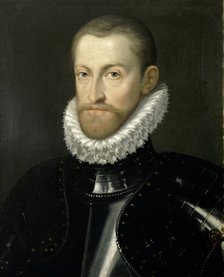 Portrait of Rudolf II of Austria (1552–1612), Holy Roman Emperor, ca 1578. Artist: Rota, Martino (c. 1520-1583)