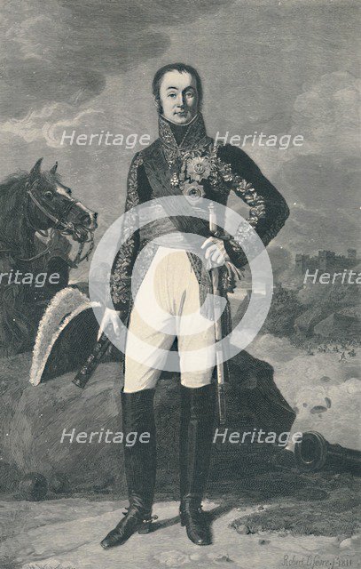 'Marshal Nicolas-Charles Oudinot, Duke of Reggio', 1811, (1896). Artist: Henry Wolf.