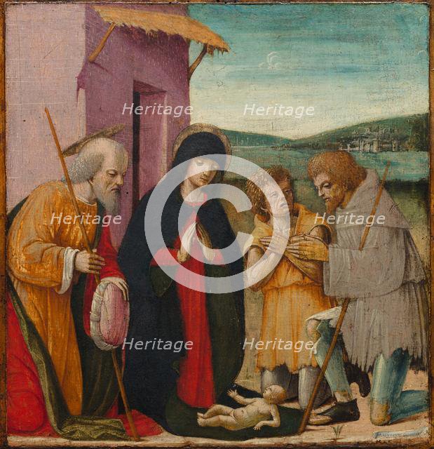 Adoration of the Shepherds, c. 1480-1500. Creator: Unknown.